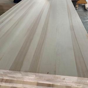 China 100mm-2440mm Natural Texture Solid Wood Furniture Poplar Plank Panel Edge Glued Board wholesale