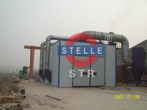 China Air Sandblasting Room / Mobile Sandblasting Booth Conveyor Recycling Castings wholesale