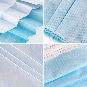 China Non Toxic Disposable Breathing Mask , Earloop 4 Folder Sterile Face Masks wholesale