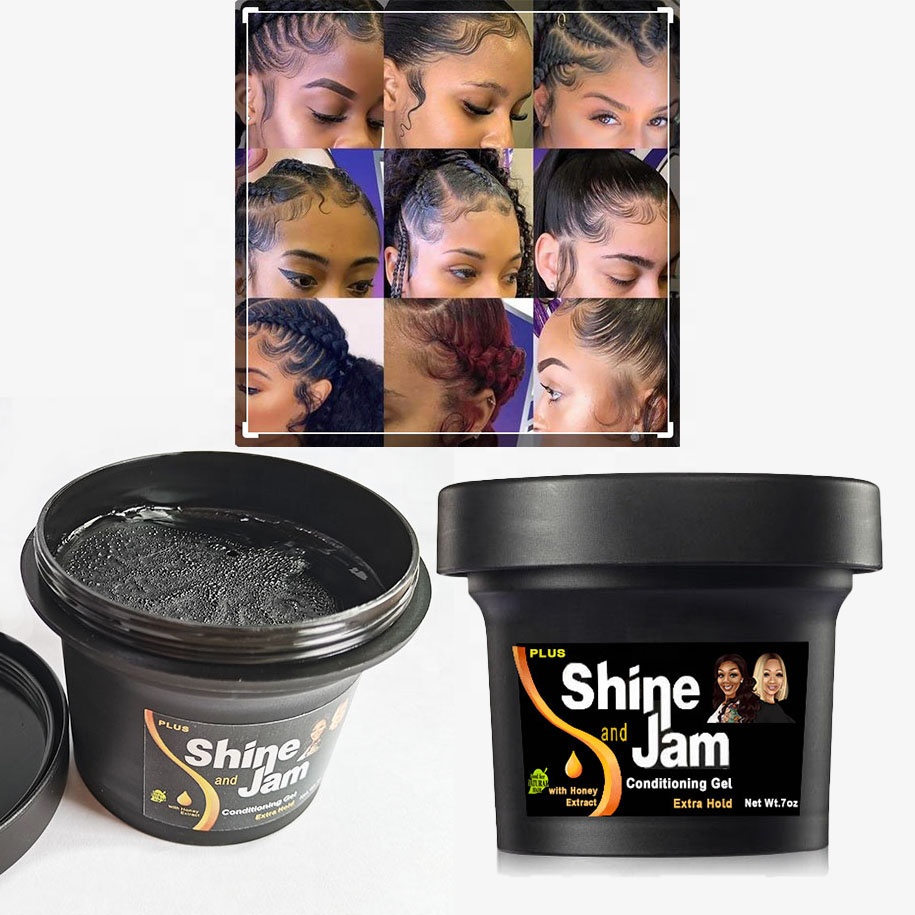 All Ages Curl Defining/Enhancing Hair Gel Private Label Neat Braid Conditioning Shining