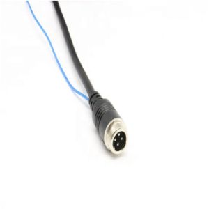 Security System Cctv Car Camera 4 Pin Aviation Connecter Cable