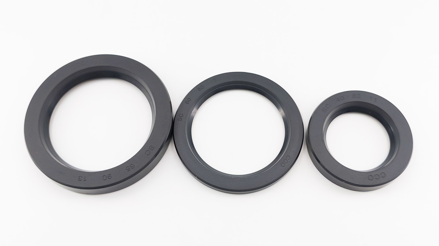 Black SC TYPE Oil Seal for High Temperature And High Pressure Working Environment
