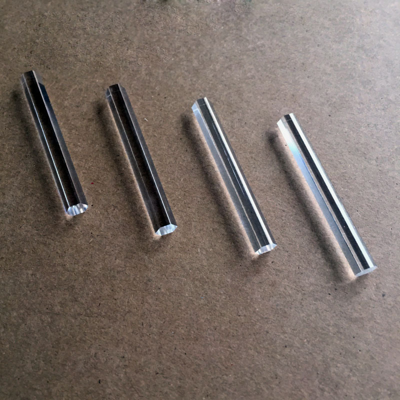 Optical Glass Light Guide Column/Quadrangular Hexagonal Prism LED Light Guide Rod