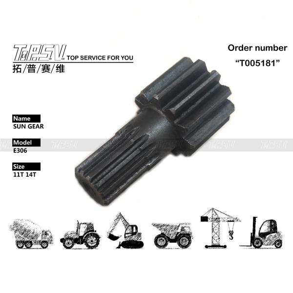 279-1321 E306 Excavator Travel 1 Stage Sun Gear Drive Motor For Transport