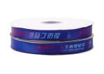Custom Printed Christmas Satin Ribbon , Polyester Grosgrain Ribbon Graphic
