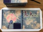 Hardcover book with fabric cover printing, Children hardcover book printing,