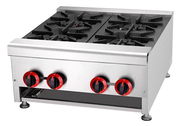 Video Technical Support High Productivity Commercial Portable Gas Stove with 6 Burners