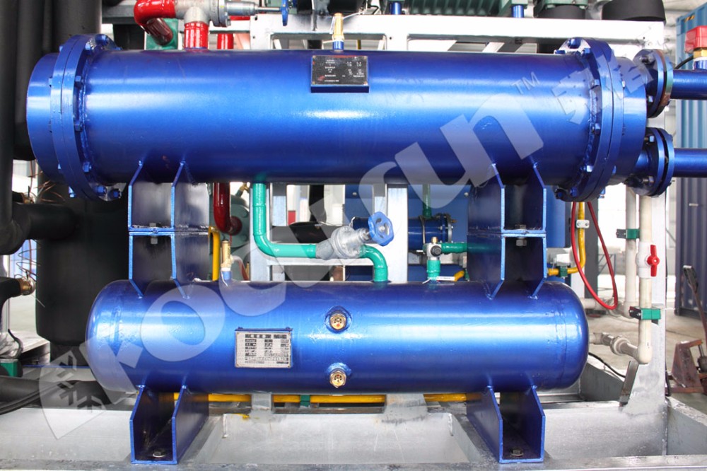 220-440V Focusun 10 ton Heavy Duty Solid Ice Tube Making Machine with Other Compressor