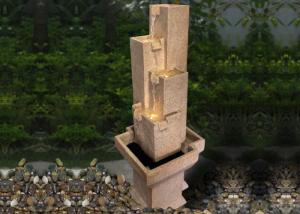 China Light Luxury Garden Decor Sandstone Water Fountain wholesale