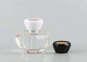 China PP Non Spill Transparent Perfume Bottle caps Black Lid 100ml wholesale