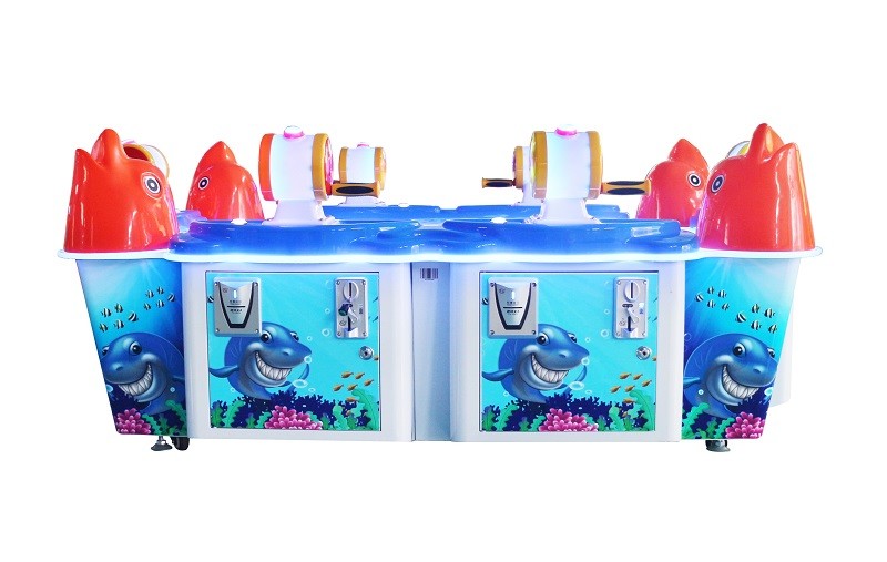 6 In 1 Fishing Game Machine / Fish Shooting Game Arcade Parent Children Interaction