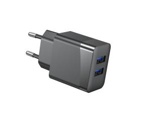 China Fireproof PC ErP 12W RoHS 5V3.4A European USB Charger wholesale