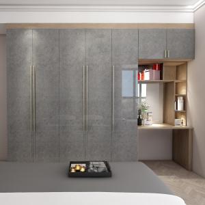 China 15mm Swing Door Closet Custom Fitted Wardrobe Dressing Room wholesale