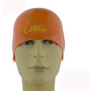 China Waterproof 3D Dome Silicone Triathlon Cap For Adult Swimming Racing wholesale