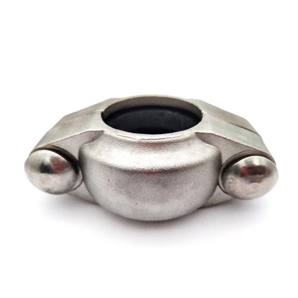 Pipes Stainless Steel Clamp Half Pipe Clamps With Simple Connecting Thread