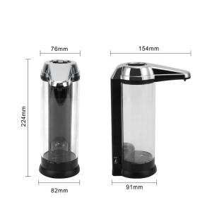 China 500ML Sensor Liquid Soap Dispenser FCC ABS Wall Mounted wholesale