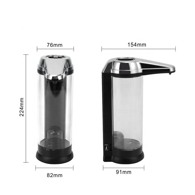 9CM Automatic Gel Hand Sanitizer Dispenser 2.1W 500ML Battery Operated
