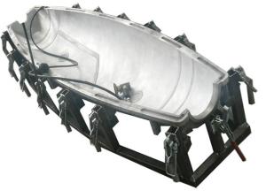 China 6061T6 Rotational Mold Tooling Plastics Rowing Boat Mold wholesale