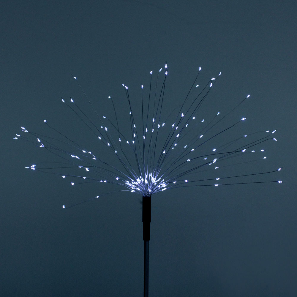 Solar Powered Outdoor Grass Globe Dandelion Fireworks Lamp 90/150 LED For Garden Lawn Landscape Lamp Holiday Light.