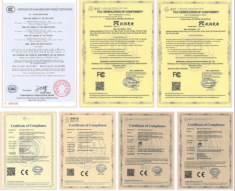 High Color Contrast Indoor LED Shelf Display CE RoHS UL FCC Certificated