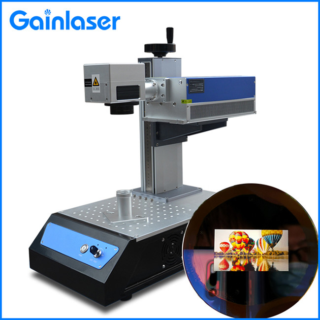 Gobo Glass UV Laser Marking Machine 3W for Real Full Color High Definition Photo