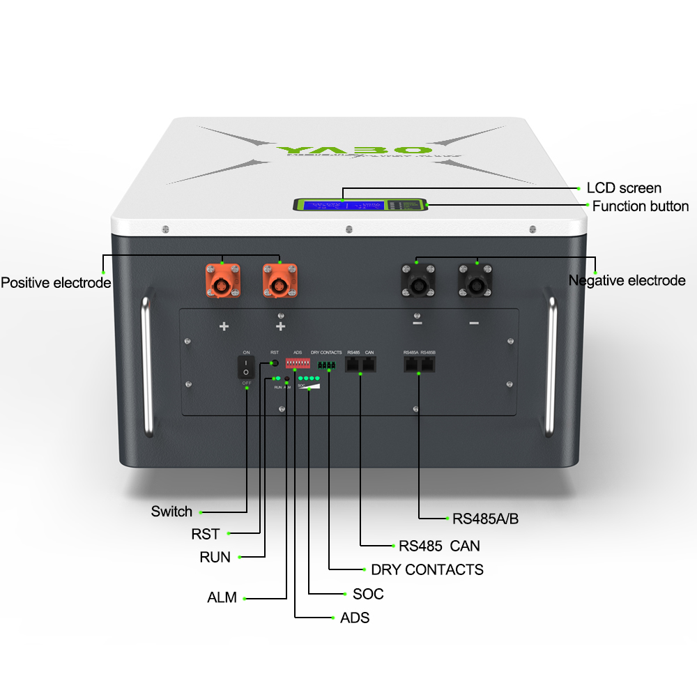 5kw 10kwh 48v Lifepo4 Home Battery 200Ah Rechargeable 16S1P Prismatic Cell