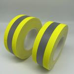 100% Cotton Safety Reflective Tape Flame Retardant High Washability
