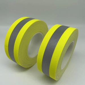 China 100% Cotton Safety Reflective Tape Flame Retardant High Washability wholesale
