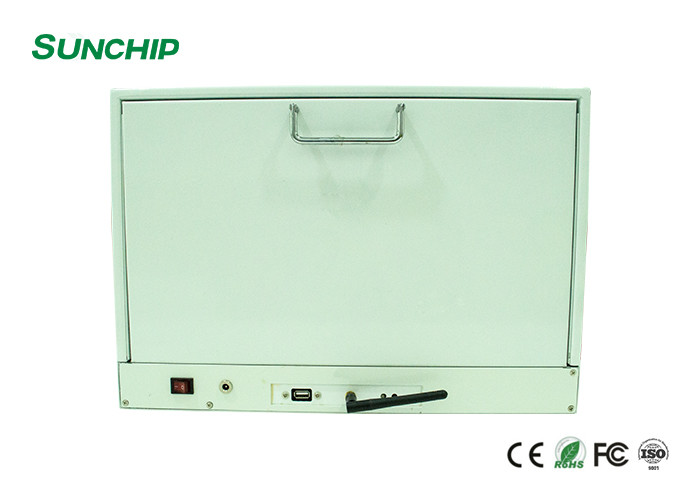High Brightness Transparent LCD Showcase Remotely Control To Publish Any Programs