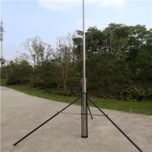 China 6063 Alu 12M 4 Legs CCTV Monitor Pole Portable Antenna Mast Universal Antenna Mast wholesale