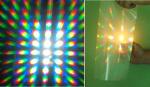 13500 Lines Light Gratings Diffraction Prism Fireworks Rave Glasses Plastic