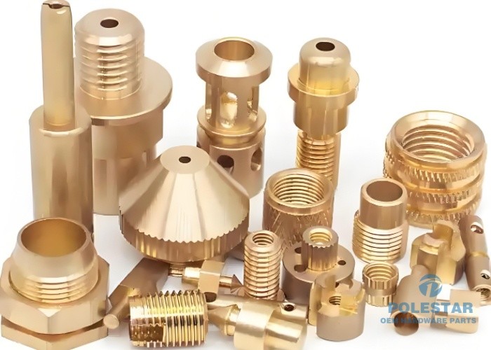 Custom Brass CNC Machined Parts For Metal Agriculture Machinery Components