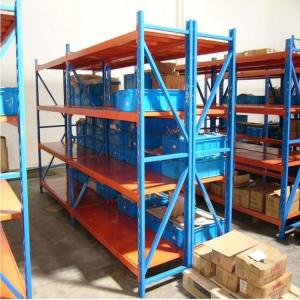 China Black 4 Tiers Longspan Metal Shelving 800kgs Longspan Shelving Units wholesale