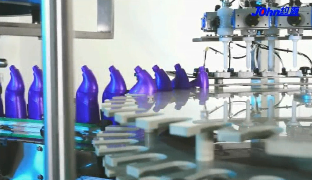 Automatic Disinfectant Filling Machine PLC Controlled Toilet 3 In 1