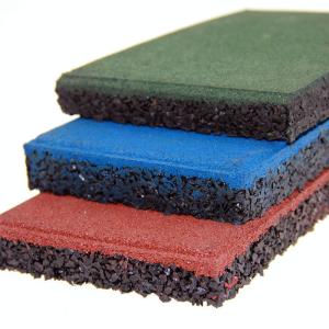 China Anti Slip Park Outdoor Rubber Brick Tiles SGS Approved wholesale