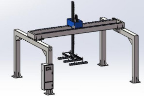 380V 50HZ Woodworking Machine Loading Gantry Feeder For Automation