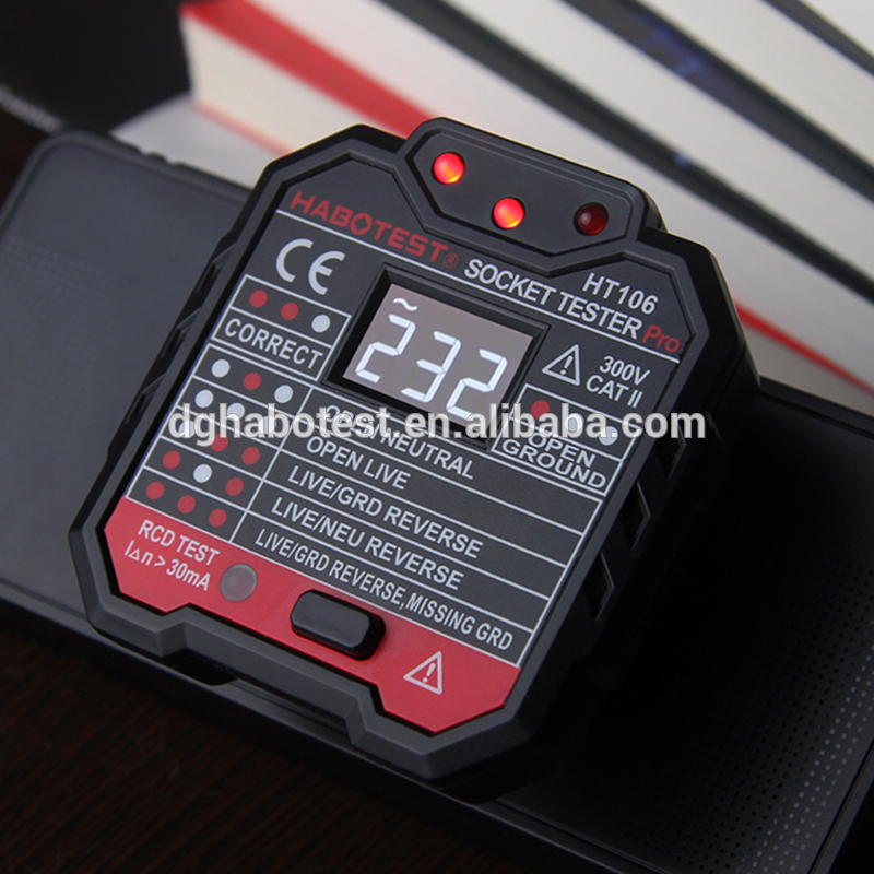 250V Check Plug Socket Tester