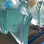 6mm Curved Tempered Glass Guardrail Toughened Glass 5 Times Safety Strength