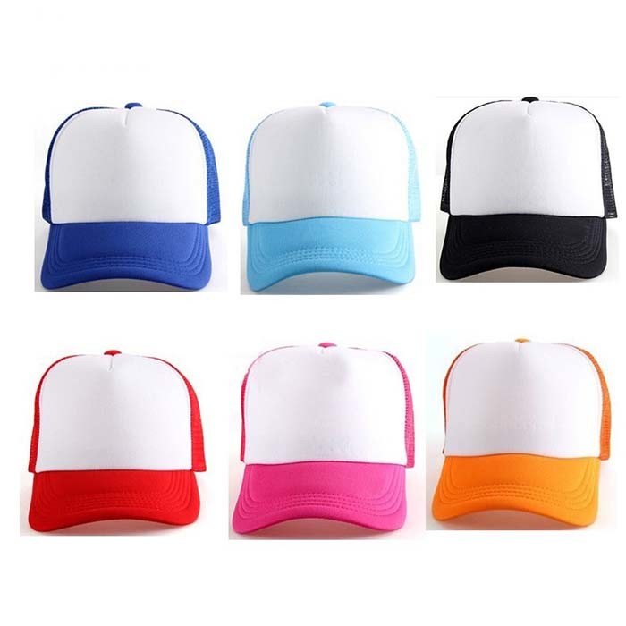 Multicolor Sublimation Mesh Cap Personalised Sublimation Cap Blanks