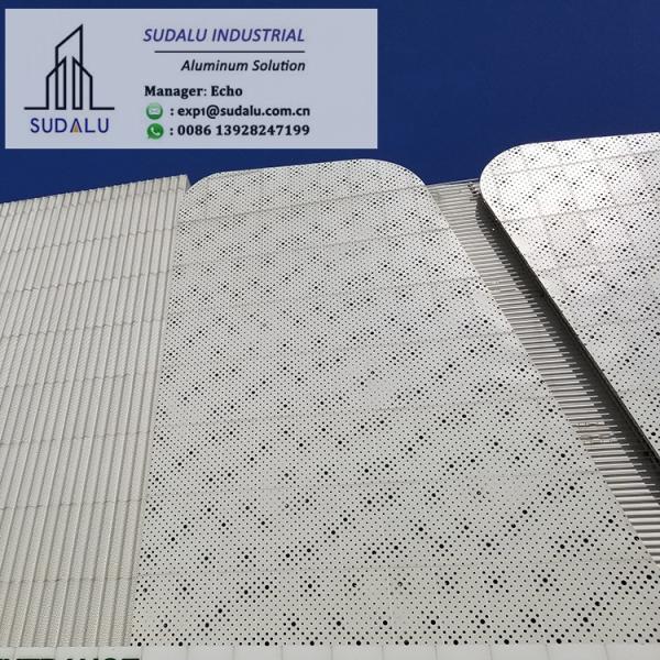 SUDALU 1-10mm Foshan Laser Cut Metal Perforated Aluminum Facade Wall Panel