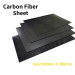 Matte / Glossy Surface Carbon Fiber Plate 400mm X 200mm 3K