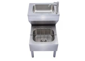 China Floor Standing SS Hospital Medical Wash Sink Custom Made wholesale