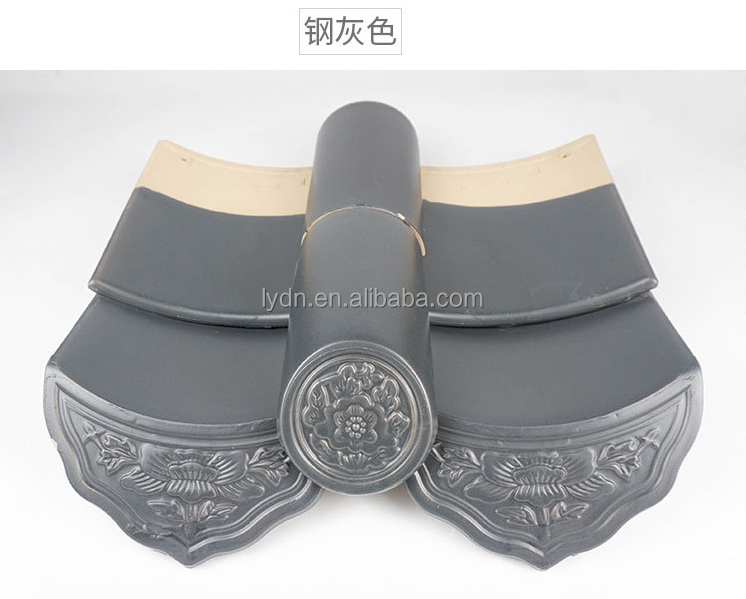 One sqm quantity 80 pcs Chinese Traditional Style Grey Matte Finish Clay Roof Tiles Long-Lasting for Your Dream House