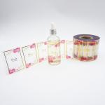 Oil Proof Transparent Vinyl Stickers Printing For Cosmetics Products