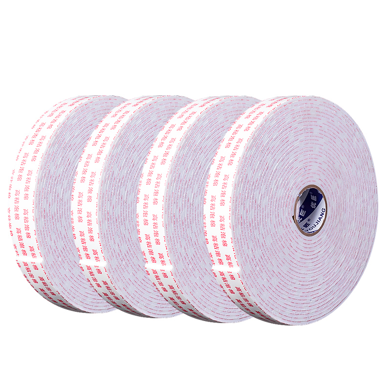 White Heat Resistant PE Double Side Foam Tape For Construction Glazing Acrylic Waterproof