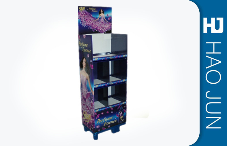 Custom Cardboard Display Stands , Corrugated Cardboard Point Of Sale Display