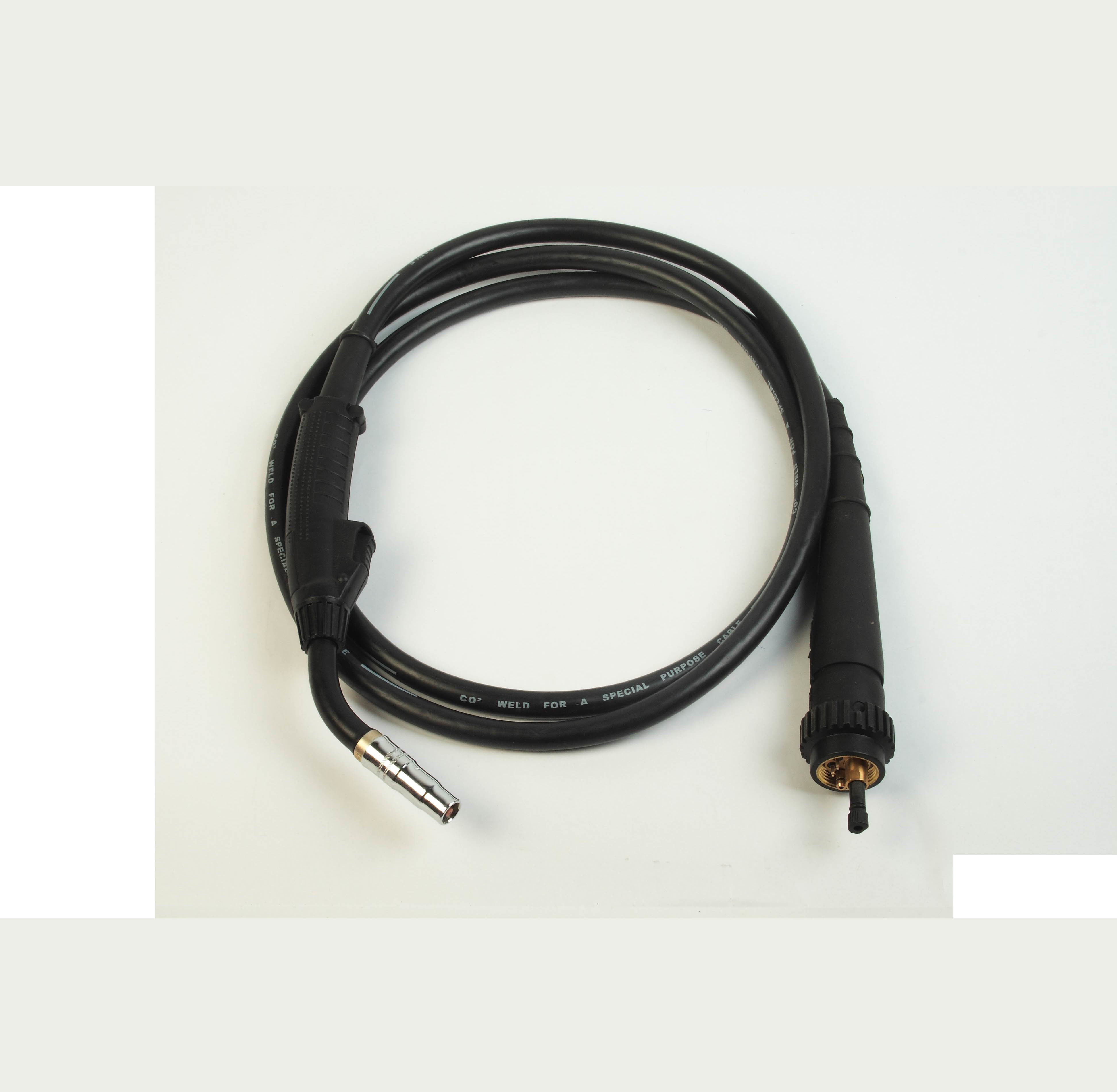 High Duty Cycle MIG Welder Torch Kit 0.6mm - 0.8mm Rating 100 Amp Air Cooled