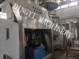 China Industrial Vacuum Mixer Homogenizer , Body Cream Making Machine 100L wholesale