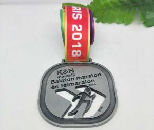 China Hollow CNC Marathon Sports Metal Medal Retro Debossing wholesale