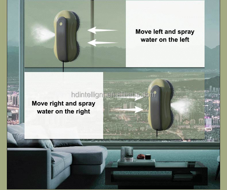 Huidi RN2-02 Smart Automatic Cordless Robot Vacuum Cleaner Household Window Cleaning 72W Power W